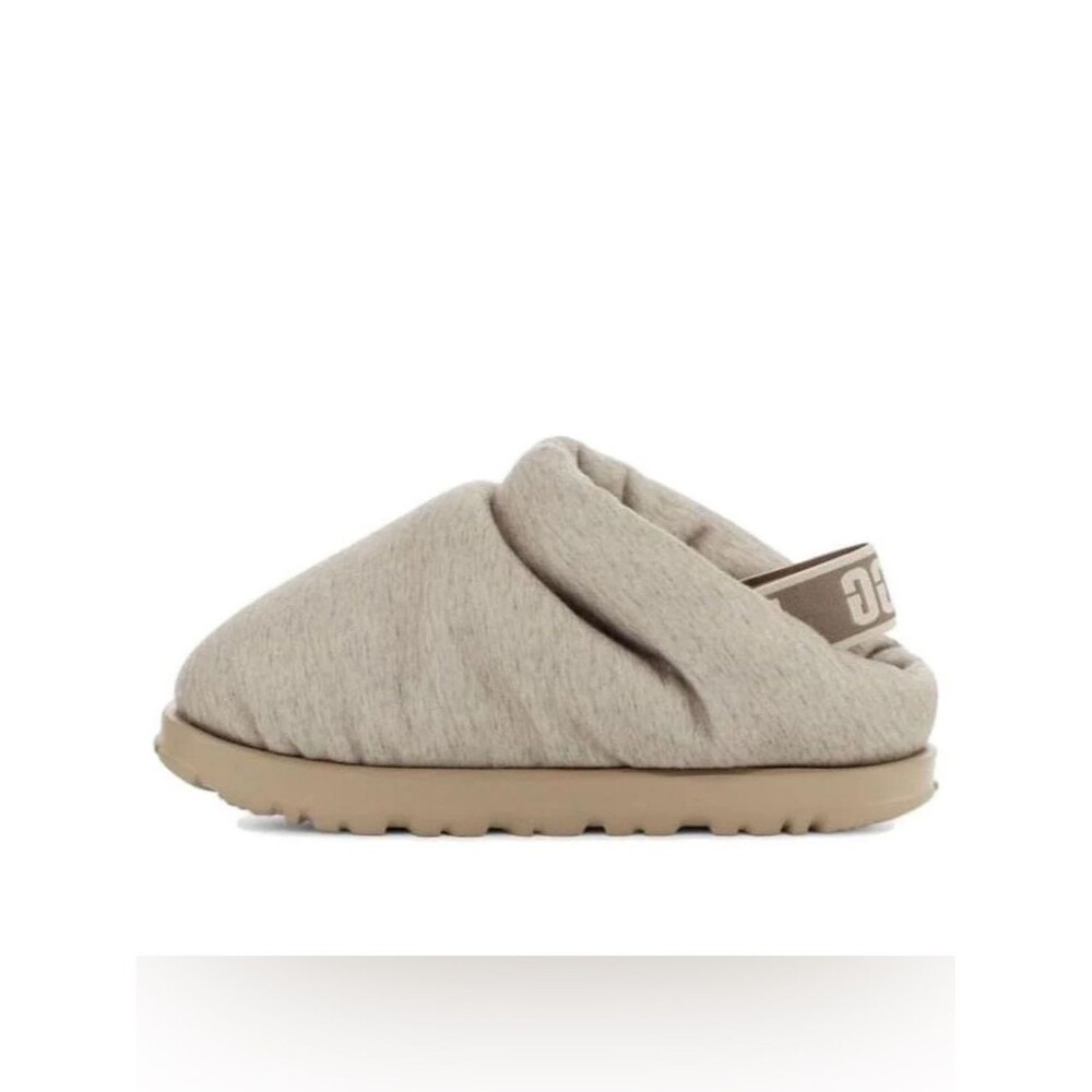 UGG Spaceslider Neutral Puffy Jersey Slingback Slippers Women’s Shoe Size 7